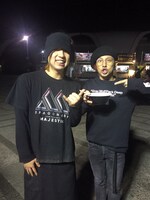 「東京ラーメンショー2018」で憧れのKjと。