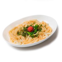 明太クリームうどんを食べて明日もがんばりまめ大福 (0v0)