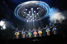 「でんぱ組.inc コスモツアー 2019 in 日本武道館 ワレワレハデンパグミインクダ ～宇宙からの帰還～」の様子。（撮影：チェリーマン）