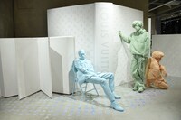 「Louis Vuitton Men's SS19 Pop-Up Store」店内の様子。