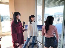 「だって、大分LOVE『新』おみやげ開発Project」ムービー撮影中の様子。