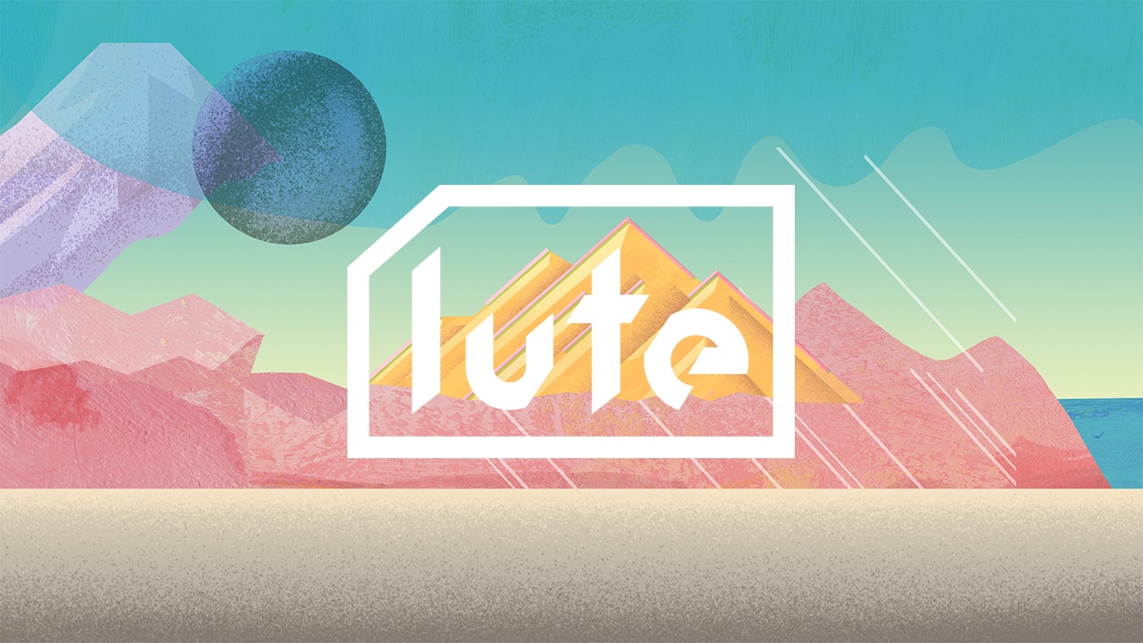 「lute」ロゴ