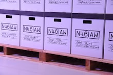 「乃木坂46 Artworks だいたいぜんぶ展」の様子。