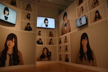 「乃木坂46 Artworks だいたいぜんぶ展」の様子。