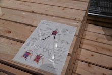 「乃木坂46 Artworks だいたいぜんぶ展」の様子。