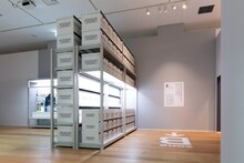 「乃木坂46 Artworks だいたいぜんぶ展」の様子。