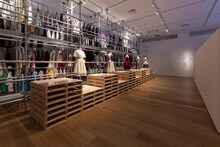 「乃木坂46 Artworks だいたいぜんぶ展」の様子。