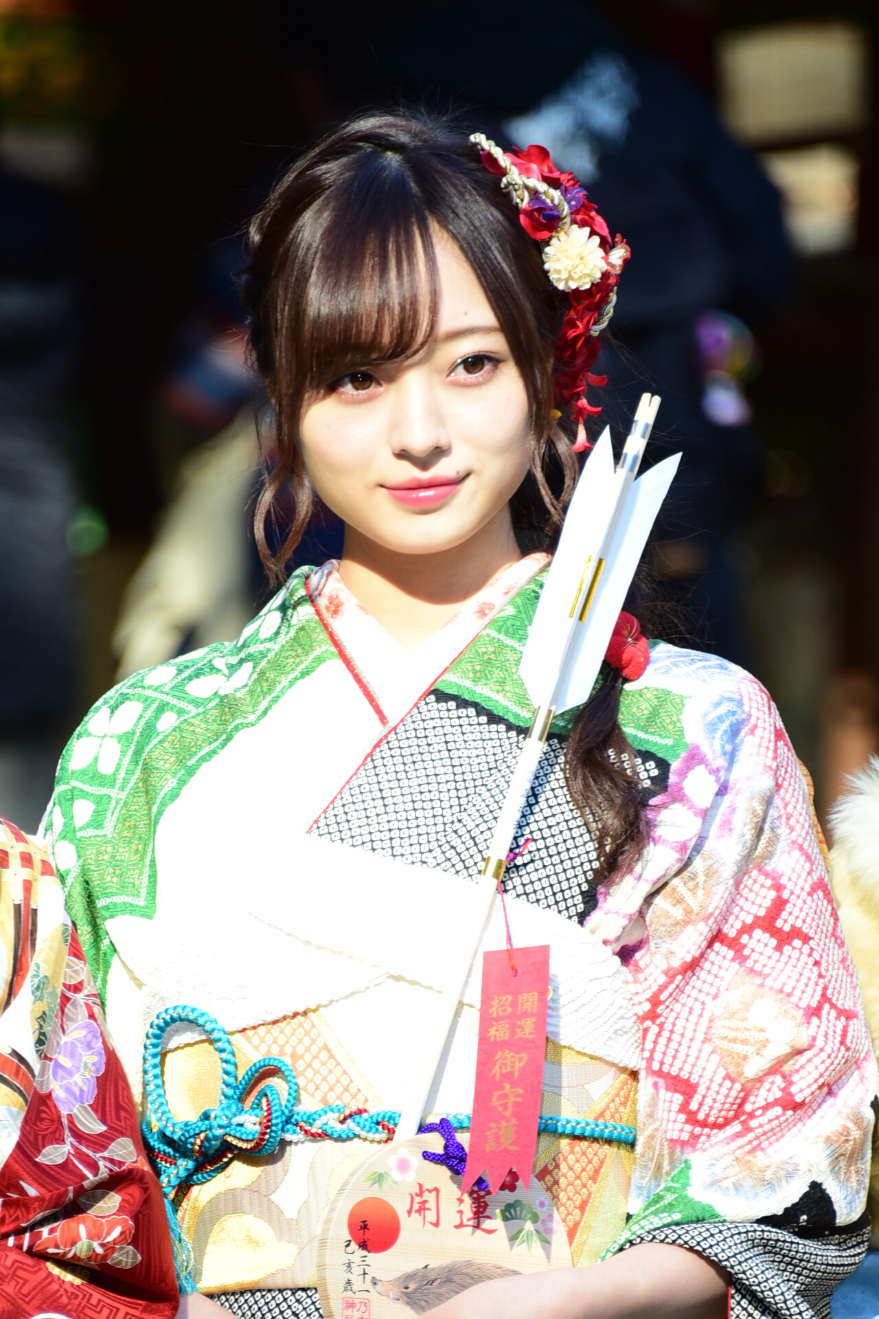 梅澤美波 - 乃木坂46成人メンバーが振袖姿で意気込み、齋藤の