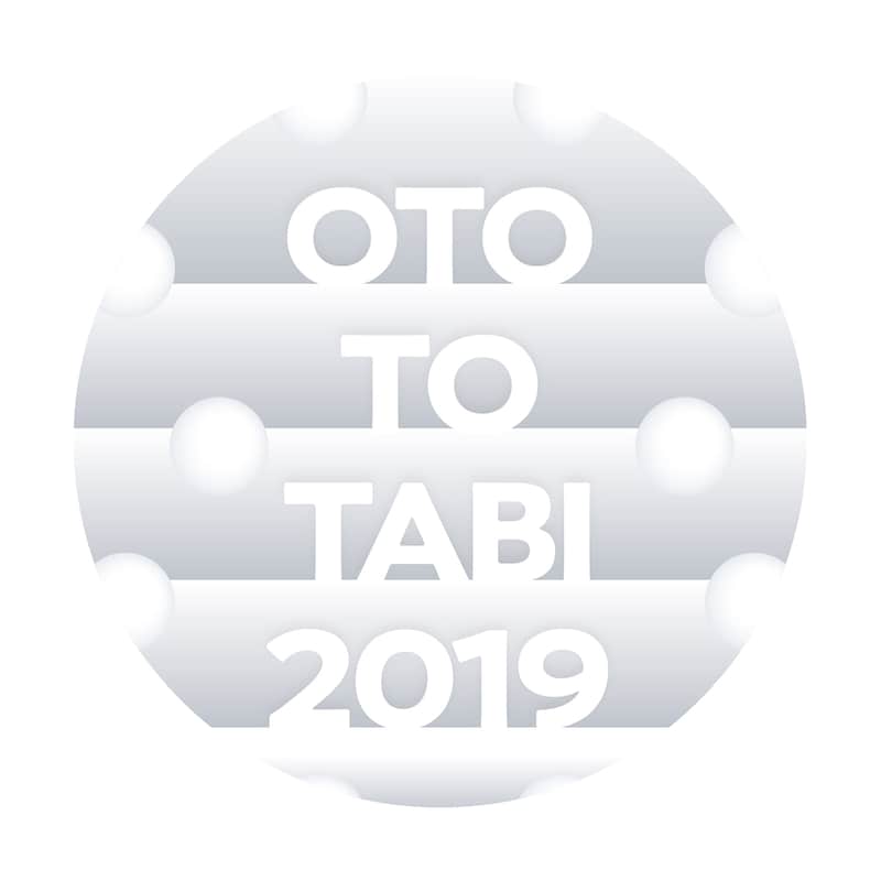 「>OTO TO TABI 2019」ロゴ