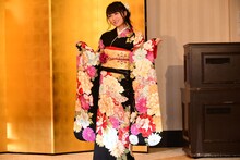 2019年1月の成人式のときの川本紗矢。