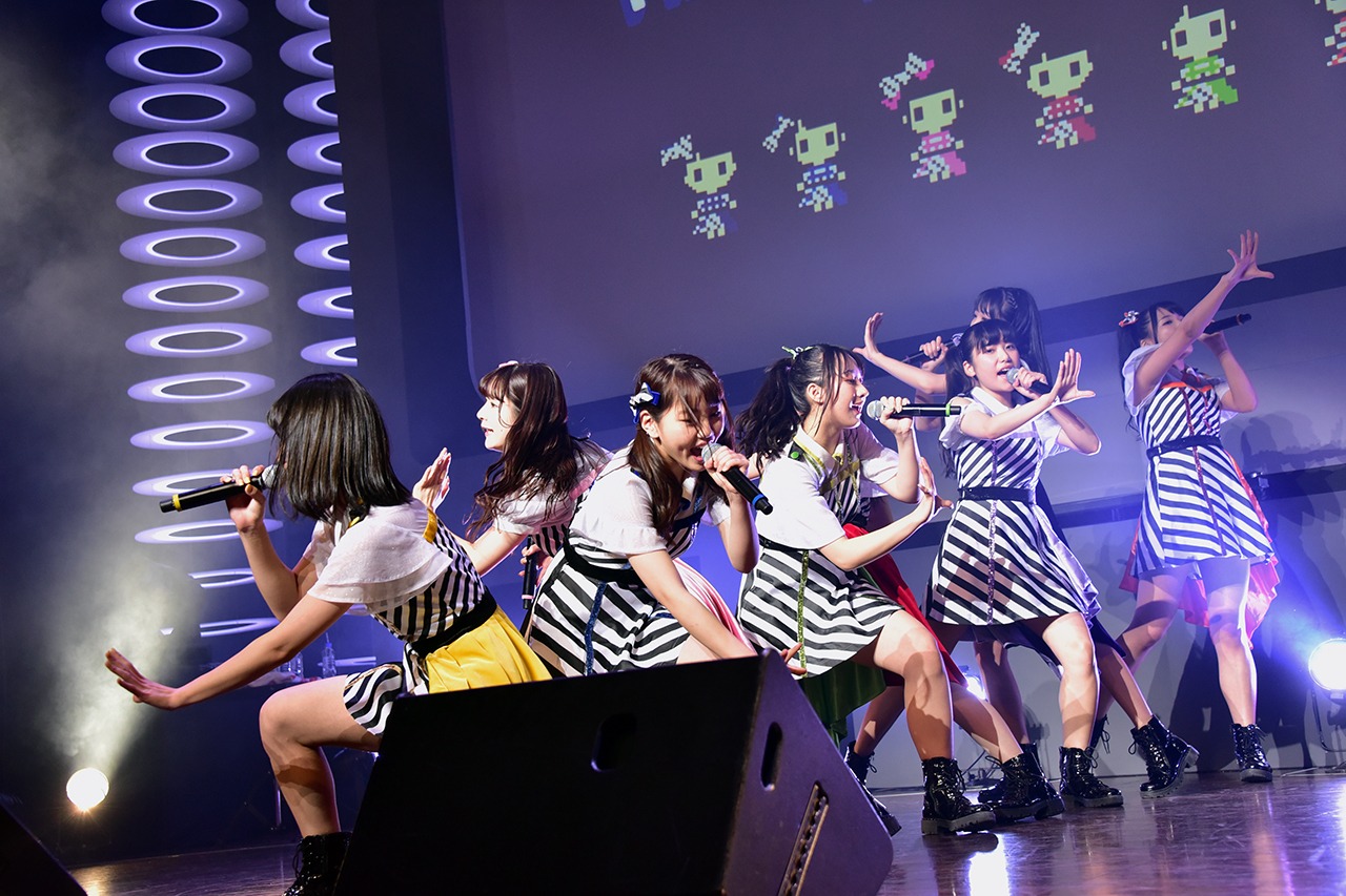 「A応P 3rd LIVE TOUR 2018-2019 ANIMETIC PLAYLIST えーおうぴーの こうげき！」東京・ステラボール公演の様子。