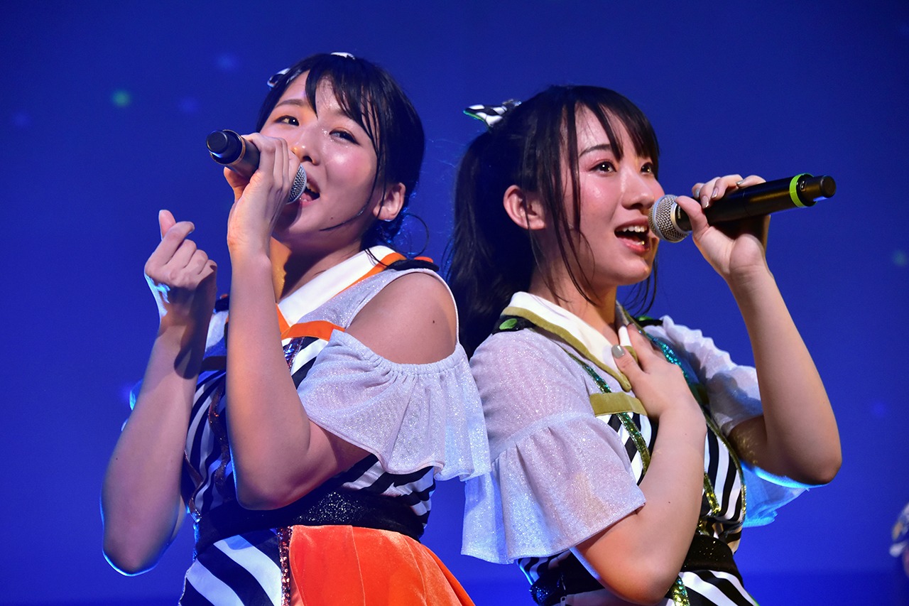 左から広瀬ゆうき、堤雪菜。
