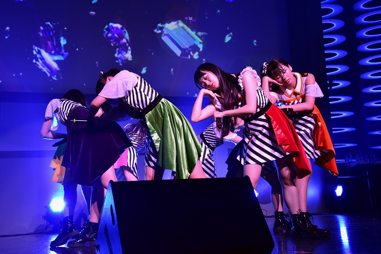 「A応P 3rd LIVE TOUR 2018-2019 ANIMETIC PLAYLIST えーおうぴーの こうげき！」東京・ステラボール公演の様子。