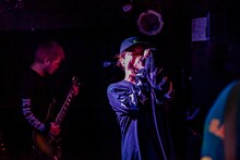 左からTakahiro（G, Vo / SHADOWS）、Hiro（Vo / SHADOWS）。（Photo by TAKASHI KONUMA ）