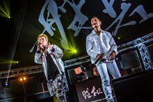 左からt-Ace、般若。（撮影：HayachiN）