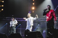 左からZORN、般若、SHINGO★西成。（撮影：Yuji Kaneko）