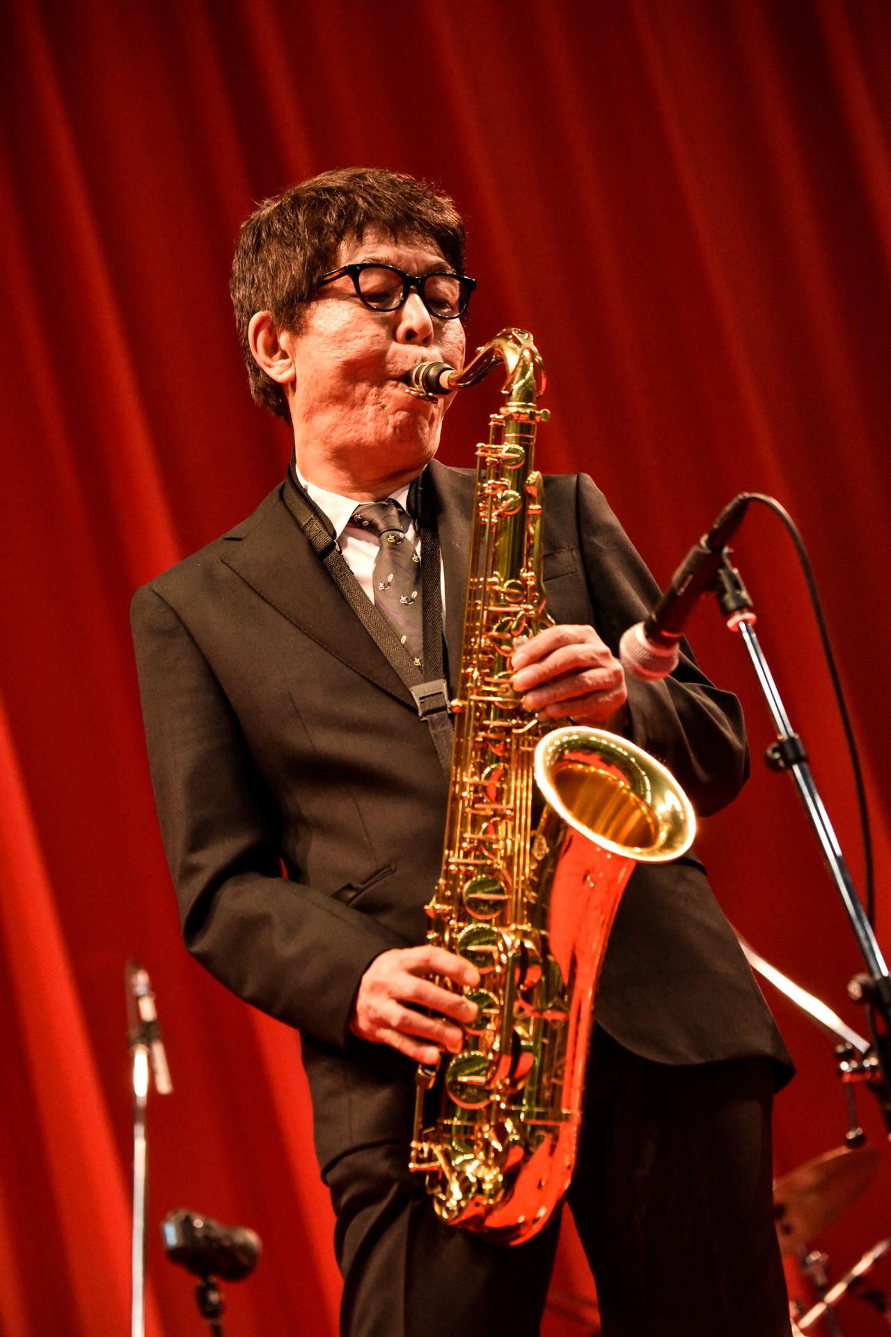 末井昭（T.Sax / ペーソス）（Photo by AZUSA TAKADA）