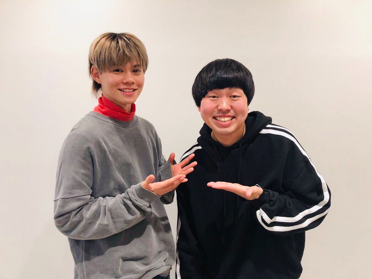 左からカイ（超特急）、かみちぃ（ジェラードン）。