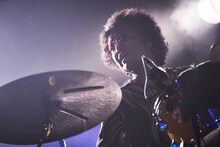 みどりん（Dr / SOIL&"PIMP"SESSIONS）（Photo by Yoshiaki Miura）