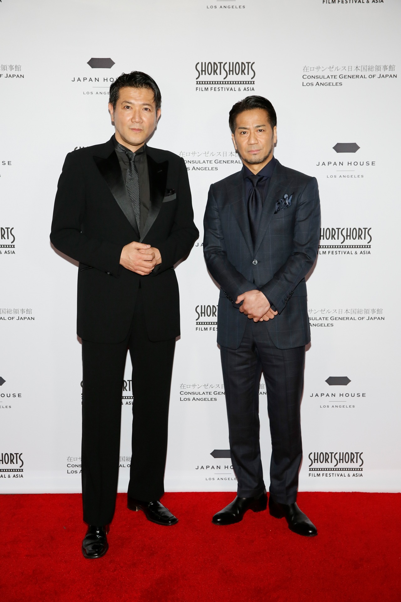 左から別所哲也、EXILE HIRO。（Photo by Ryan Miller / Capture Imaging）
