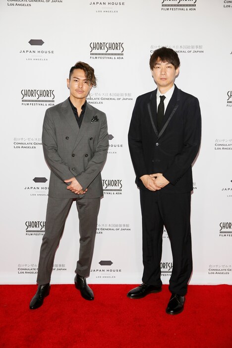 左から今市隆二、松永大司。(Photo by Ryan Miller / Capture Imaging)