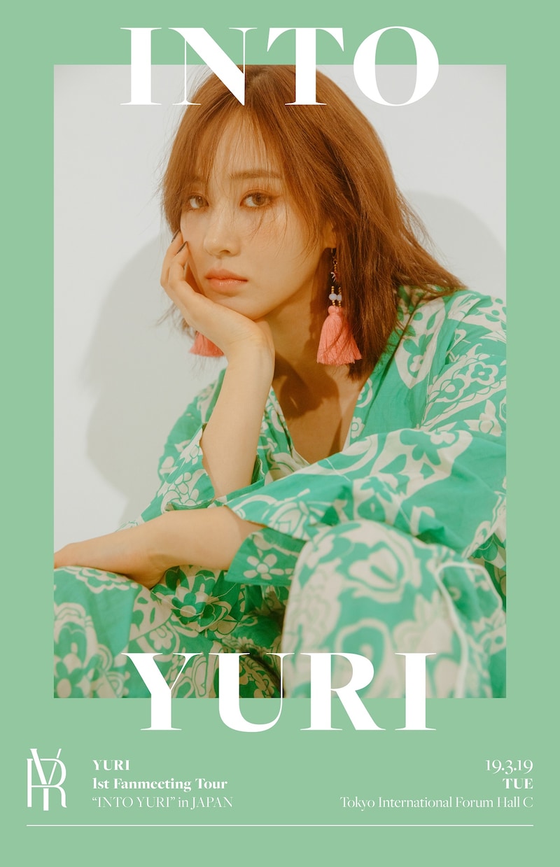 「YURI 1st Fanmeeting Tour "INTO YURI" in JAPAN」告知画像