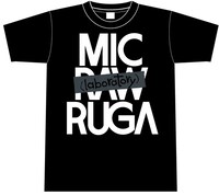 「HIGH-HO vol.1」で販売されるMIC RAW RUGA(laboratory) のTシャツ。