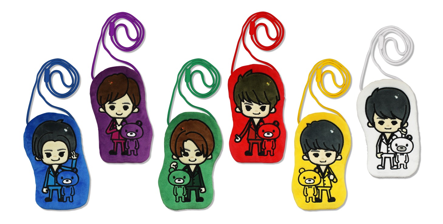 超特熊のアップリケポーチ。