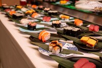 パーティで振舞われた寿司。