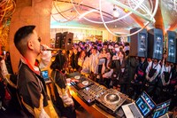 「adidas Skateboarding x Evisen Skateboards」ローンチパーティの様子。