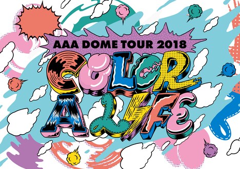 AAA「AAA DOME TOUR 2018 COLOR A LIFE」初回限定盤ジャケット