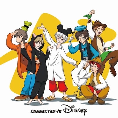 V.A.「Connected to Disney」通常盤ジャケット
