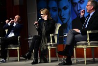 「ハリウッド映画『トリプルX4』音楽監督就任記者会見」の様子。