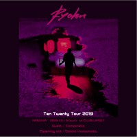 Ryohu「Ten Twenty Tour 2019」愛知公演のフライヤー。