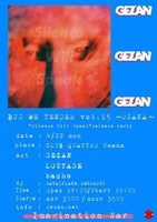 「BUG ME TENDER vol.15 "Silence Will Speak" release live at Osaka」告知ビジュアル