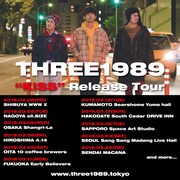 「THREE1989 "KISS" Release Tour 」フライヤー