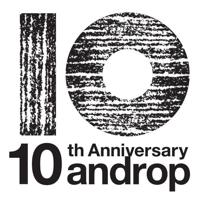 androp 10周年ロゴ