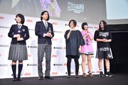 「au × music 2019」記者会見の様子。