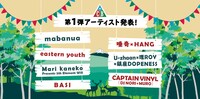 「THE CAMP BOOK 2019」出演アーティスト第1弾告知ビジュアル