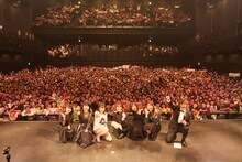 大原櫻子とLittle Glee Monster。(c)CSテレ朝チャンネル1