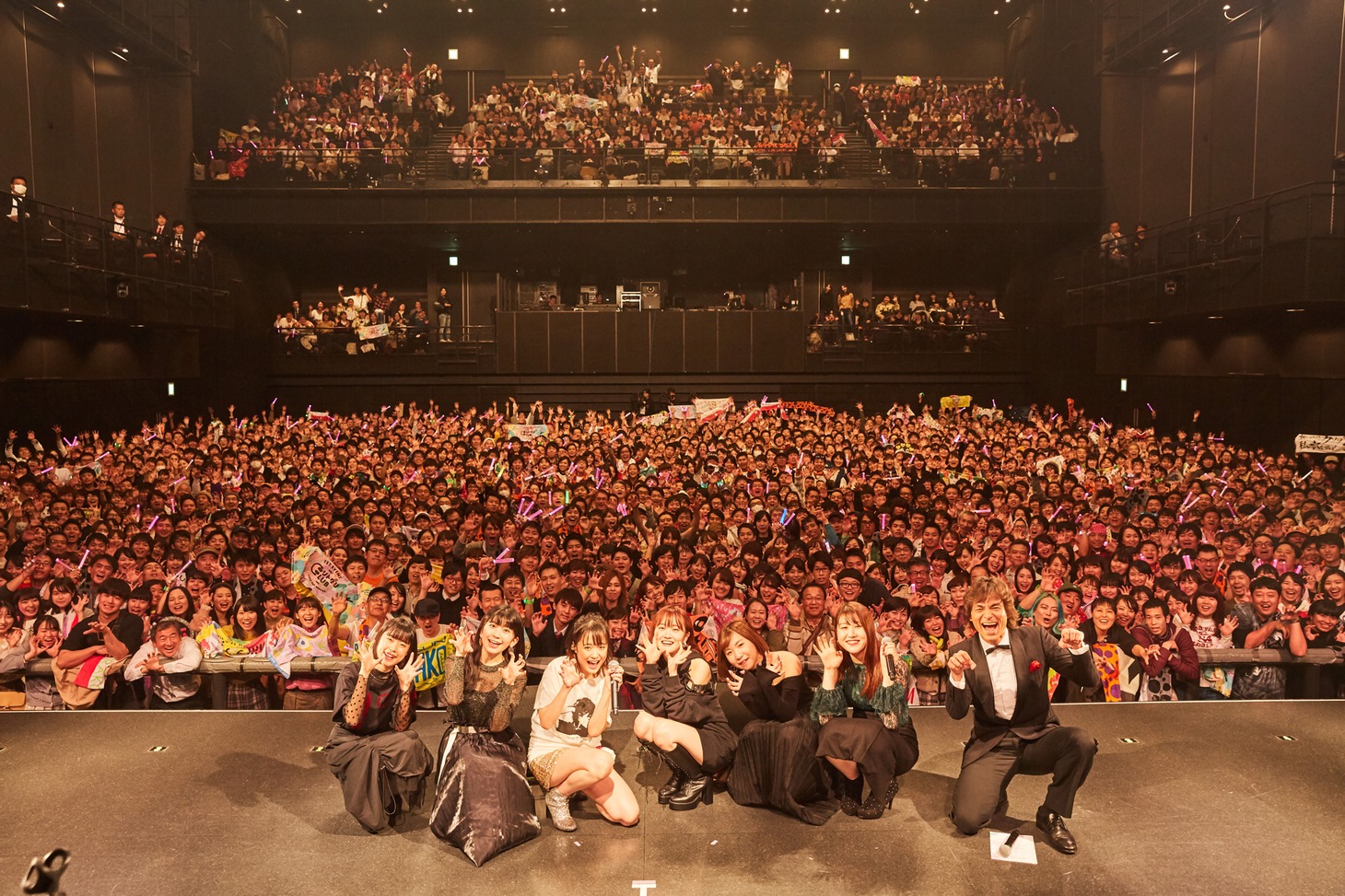 大原櫻子とLittle Glee Monster。(c)CSテレ朝チャンネル1