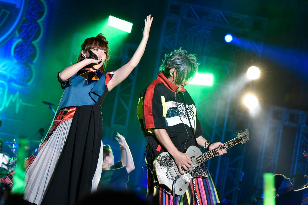 「angela Live 2018 All Time Best in 日比谷野音」の様子。