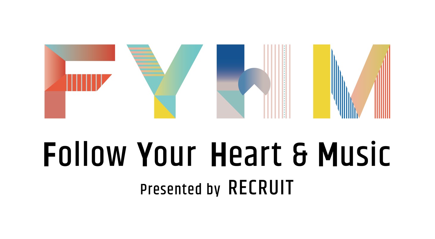 「Follow Your Heart & Music Presented by RECRUIT」ロゴ
