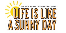 内田真礼のファンクラブ「LIFE IS LIKE A SUNNY DAY」ロゴ。