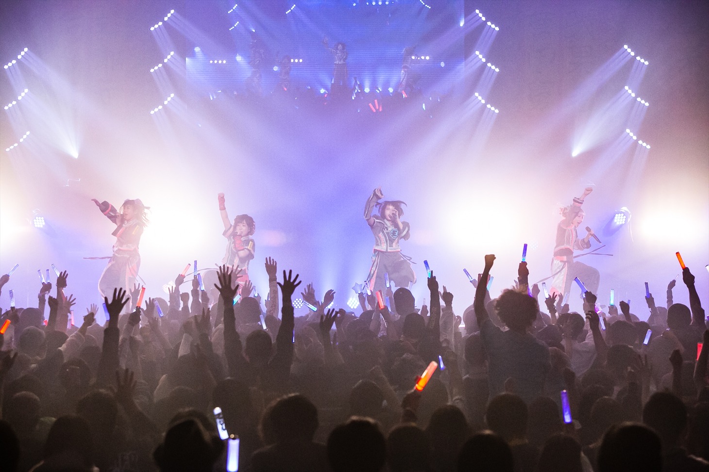 「ゆるめるモ！酔拳ツアーWファイナル 大阪・虎の乱」の様子。（Photo by SAKURA）