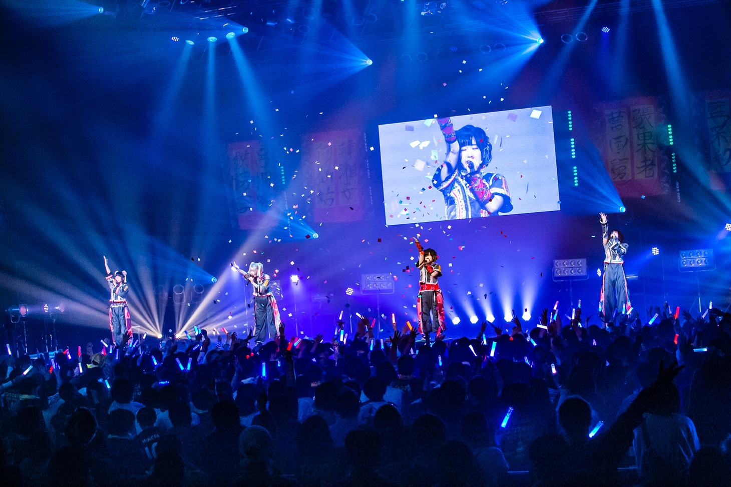「ゆるめるモ！酔拳ツアーWファイナル 大阪・虎の乱」の様子。（Photo by SAKURA）