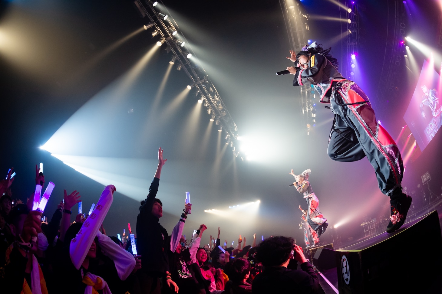 「ゆるめるモ！酔拳ツアーWファイナル 大阪・虎の乱」の様子。（Photo by shinz）