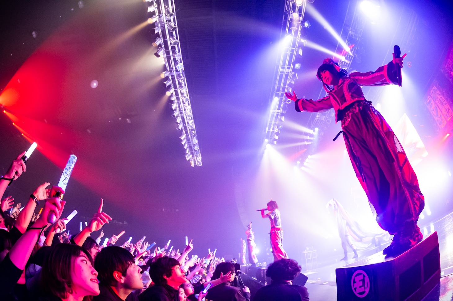 「ゆるめるモ！酔拳ツアーWファイナル 大阪・虎の乱」の様子。（Photo by shinz）