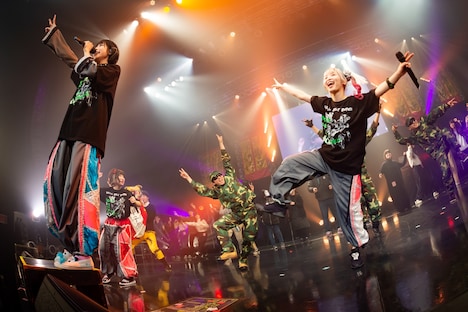 「ゆるめるモ！酔拳ツアーWファイナル 大阪・虎の乱」の様子。（Photo by shinz）