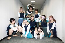 本日2月3日に行われた「Going Going WACK TOUR」大阪・なんばHatch公演後のBiS。（Photo by kenta sotobayashi）